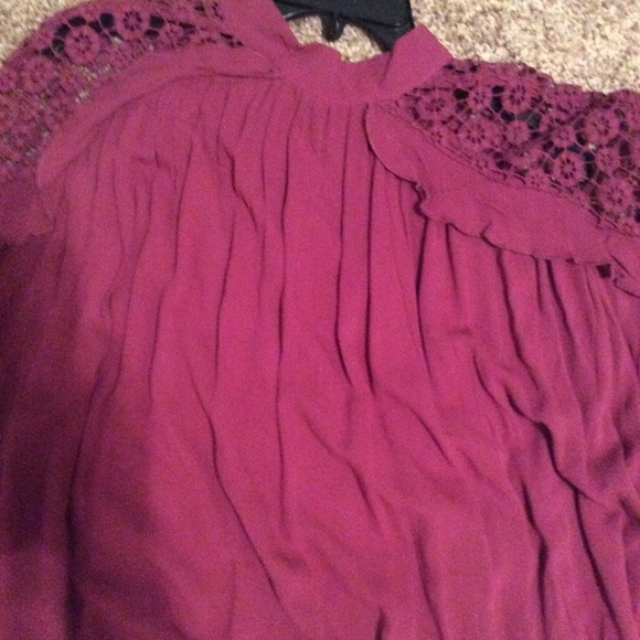 Free People Raspberry Shirt. - Picture 4 of 4